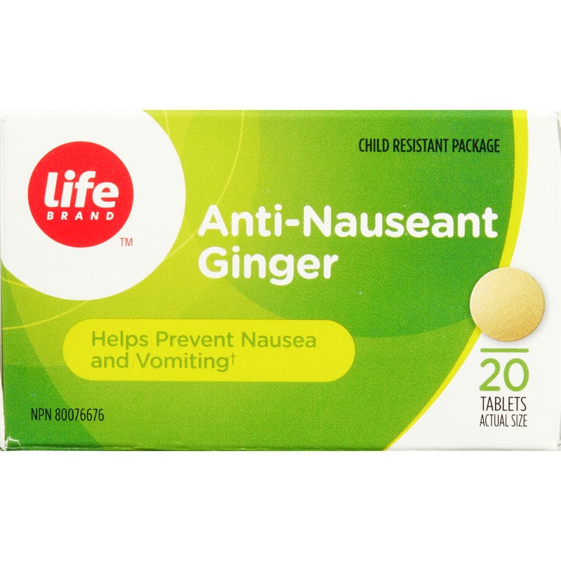 Life Ginger Anti-Nauseant Tablets 500mg