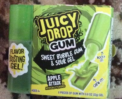 Juicy Drop Apple Attack Gum