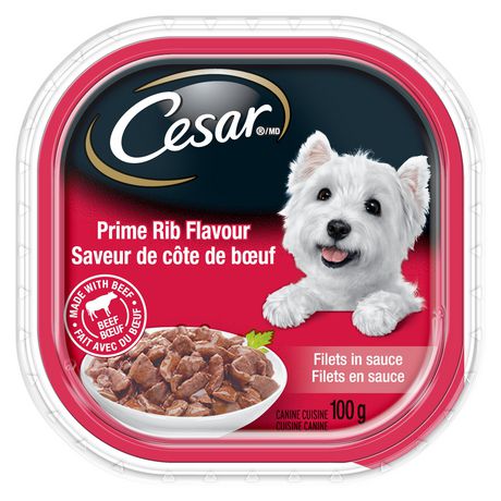 Cesar Slices Prime Rib Flavour Food 100g