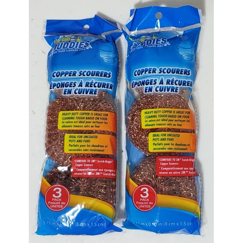 Copper Scourers 3pk