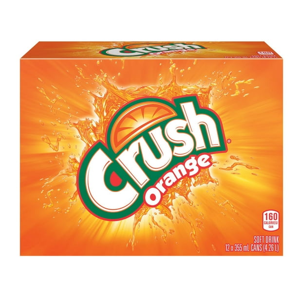 Crush Orange Can 12pk 355ml