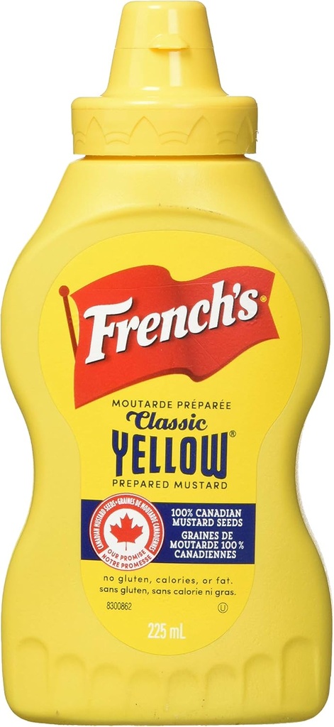 French's Classic Yellow Mustard 225ml