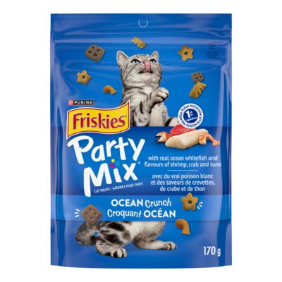 Friskies Party Mix Ocean Crunch Cat Treats 170g