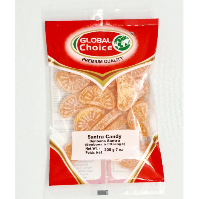 Global Choice Orange candy 200g
