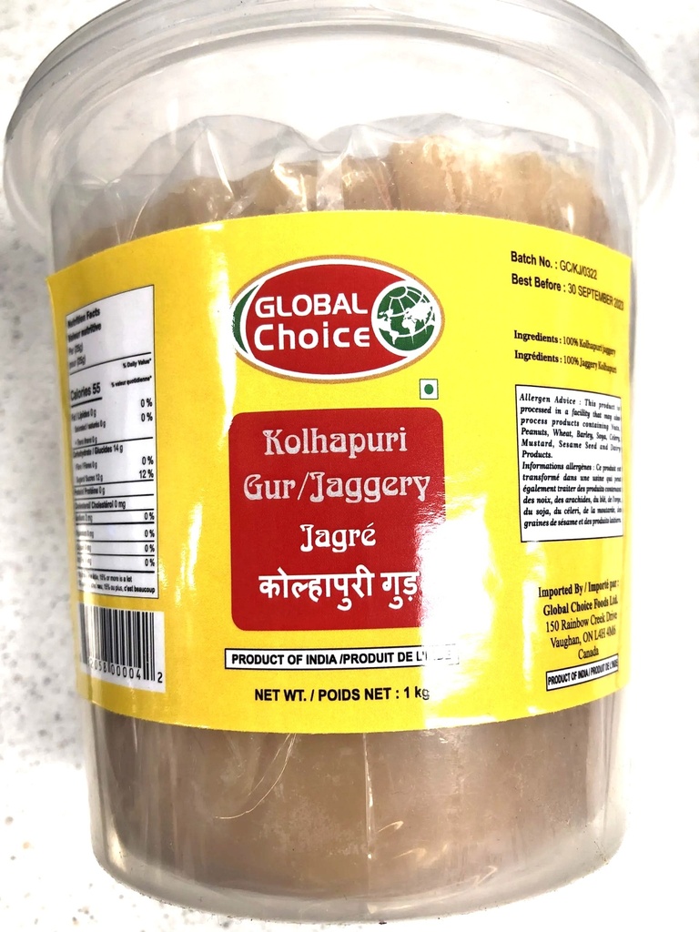 Global Choice Kolhapuri Jaggery 1kg