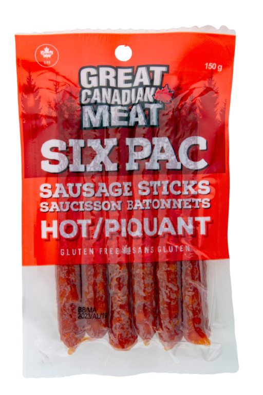 GC Meat Six Pack Summer Sausage Sticks-Hot 150g