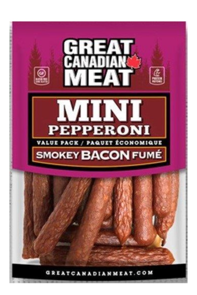 GC Meat Mini Pepperonies Smokey Bacon 225g