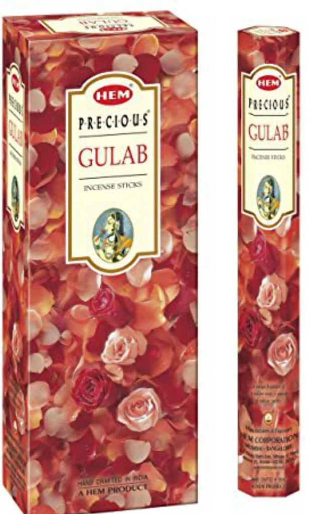 Hem Gulab Incense Sticks 6 Tubes