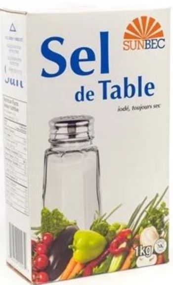 Sunbec Iodized Table Salt 1kg