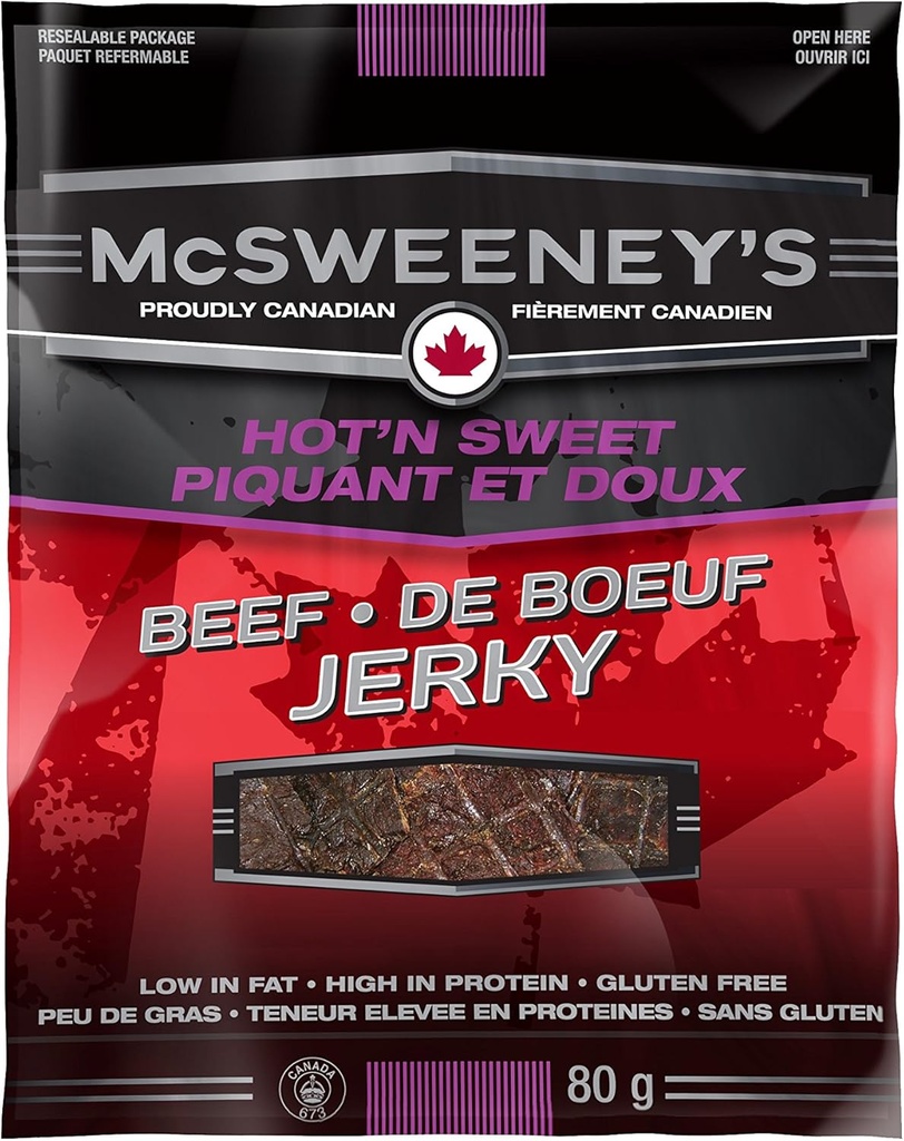 McSweeney's Hot n Sweet Jerky 80g