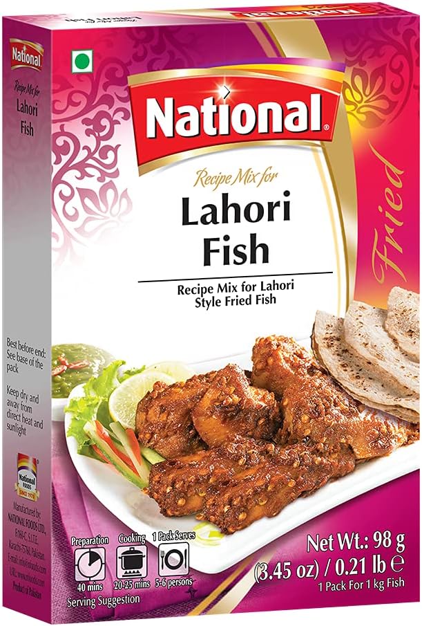 National Lahori Fish Recipe Mix 98g