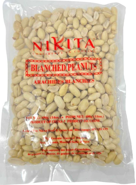 Nikita Blanched Peanuts 400g