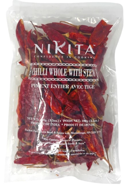 Nikita Kashmiri Chilly Whole 100g
