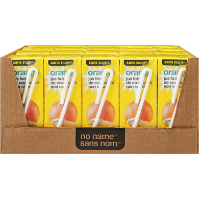 No Name Orange Juice Box 200 ml