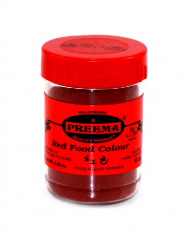 Preema Bright Red Food Color 25gm