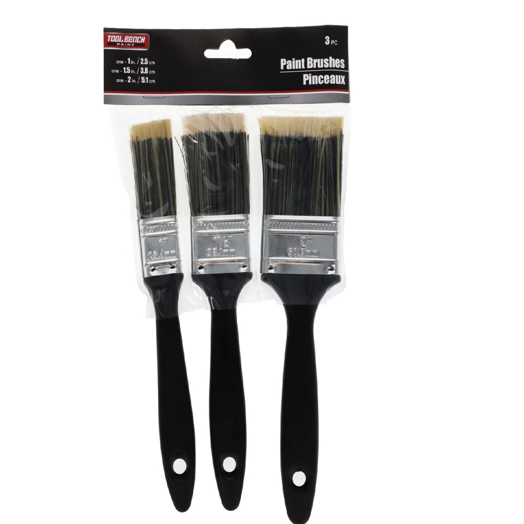 Paint Brushes 3Pk