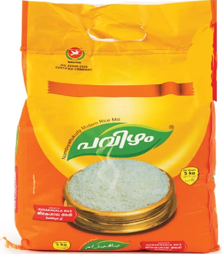 Pavizham White Jeerakasala Rice 5kg