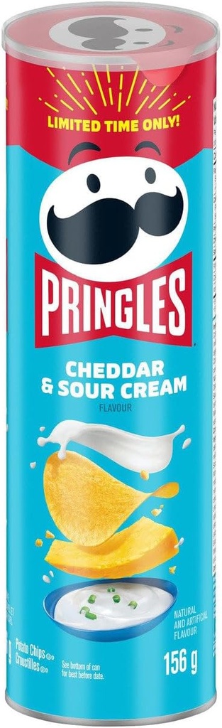 Pringles Cheddar Sour & Cream 156g