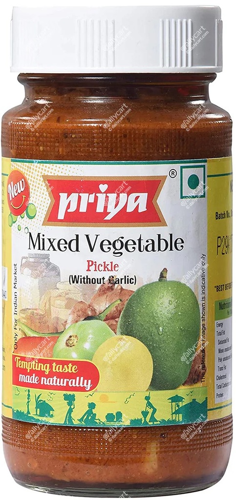 Priya Mixed Vegetable Pickle w/o 300 g