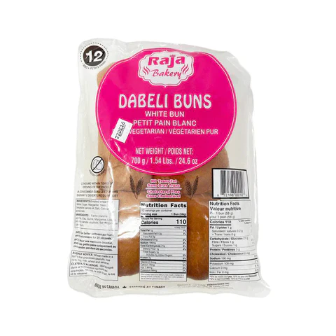Raja Bakery Dabeli Buns 700g
