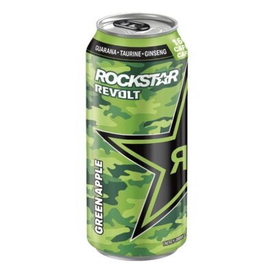 Rockstar Revolt Green Apple 473 ml