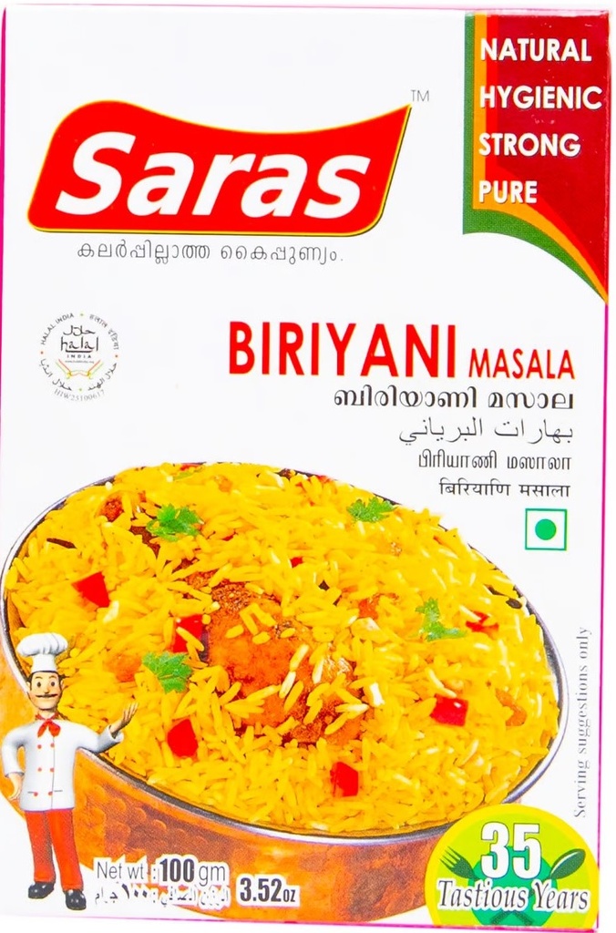 Saras Biryani Masala 100g
