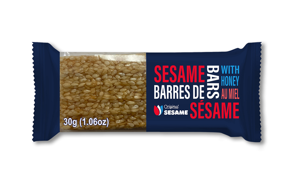 Sesame Bars With Honey
