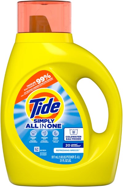 Tide Laundry Detergent 917ml