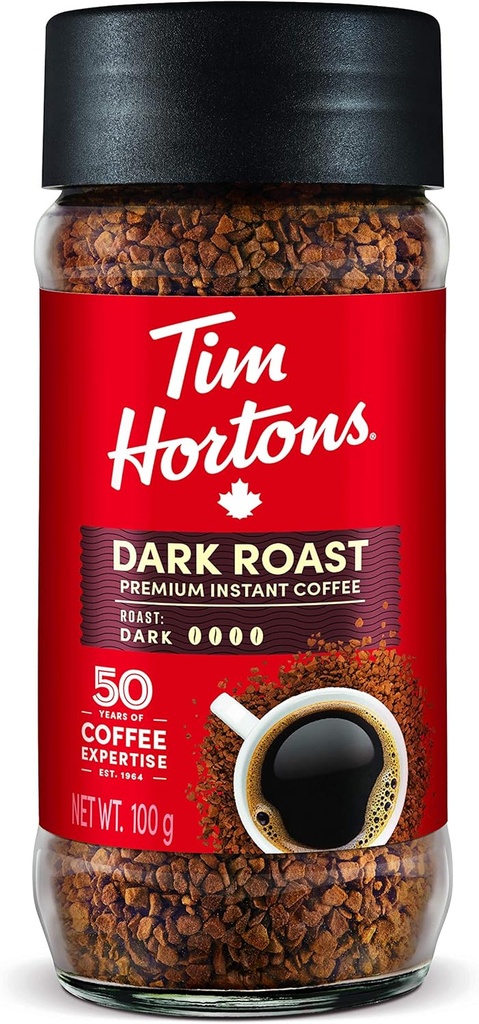 Tim Hortons Dark Roast Instant Coffee 100 g