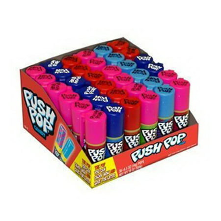 Topps Push Pop Fruit Frenzy Candy