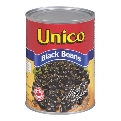 Unico Canned Black Beans 540 ml