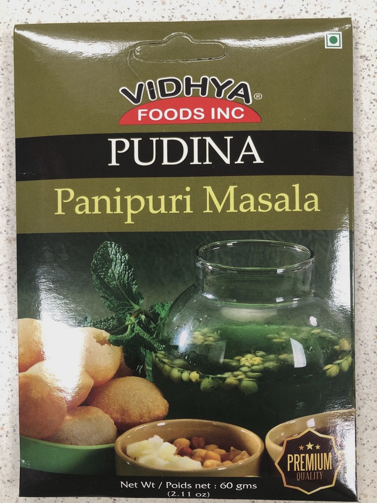 Vidhya Pani Puri Masala-Pudina 60g