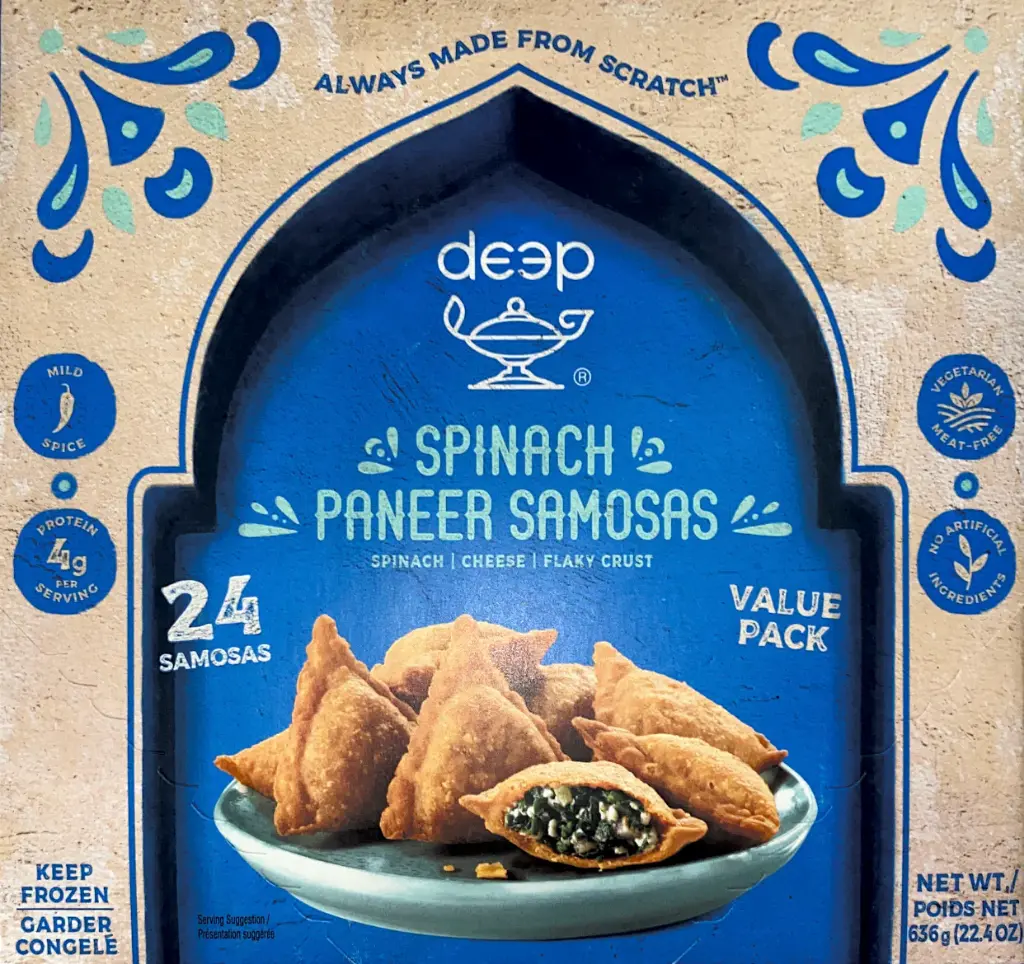 Deep Spinach Paneer Samosa 636g