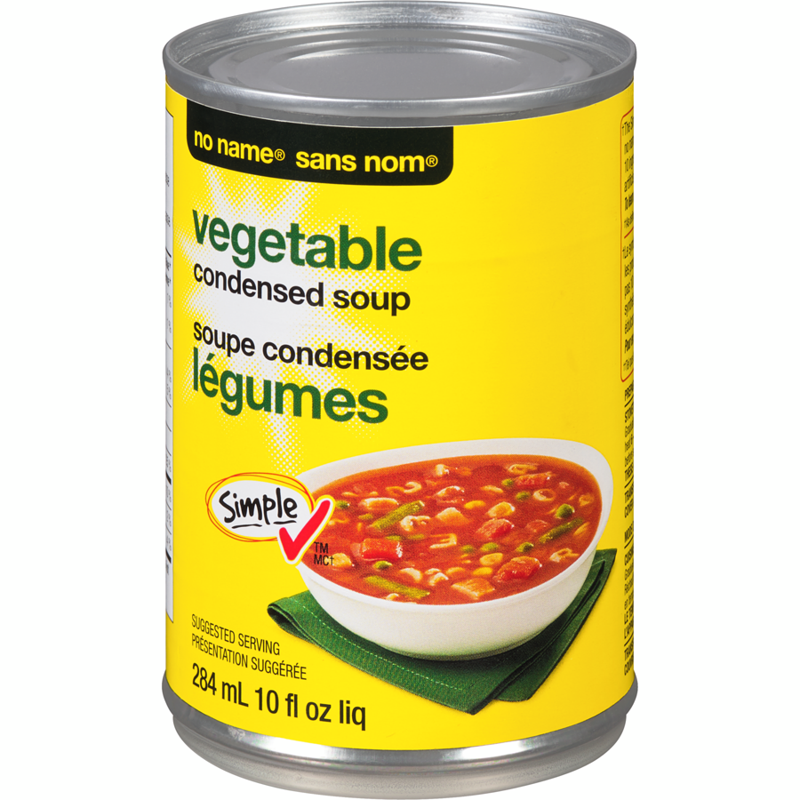 No Name Condensed Vegetable Soup 284 ml 