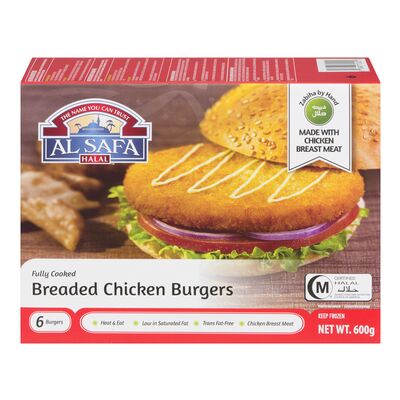 Al Safa Breaded Chicken Burger