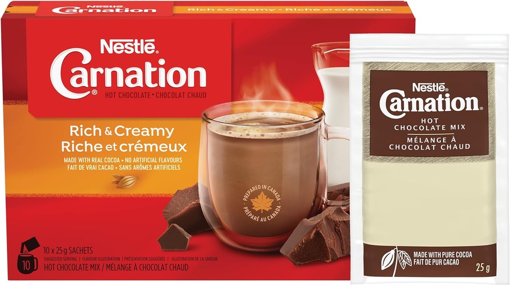 Nestlé Carnation Hot Chocolate 10X25g