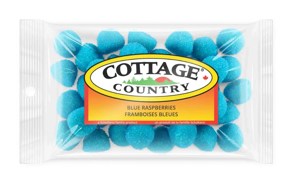 Cottage Country Sour Blue Rasberries 140g