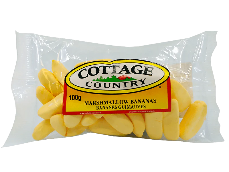 Cottage Country Marshmallow Bananas 100g