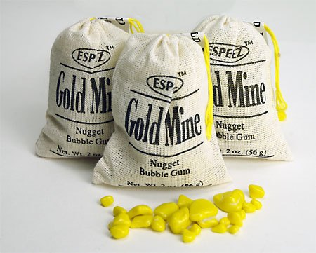 Gold Mine Nugget Bubble Gum