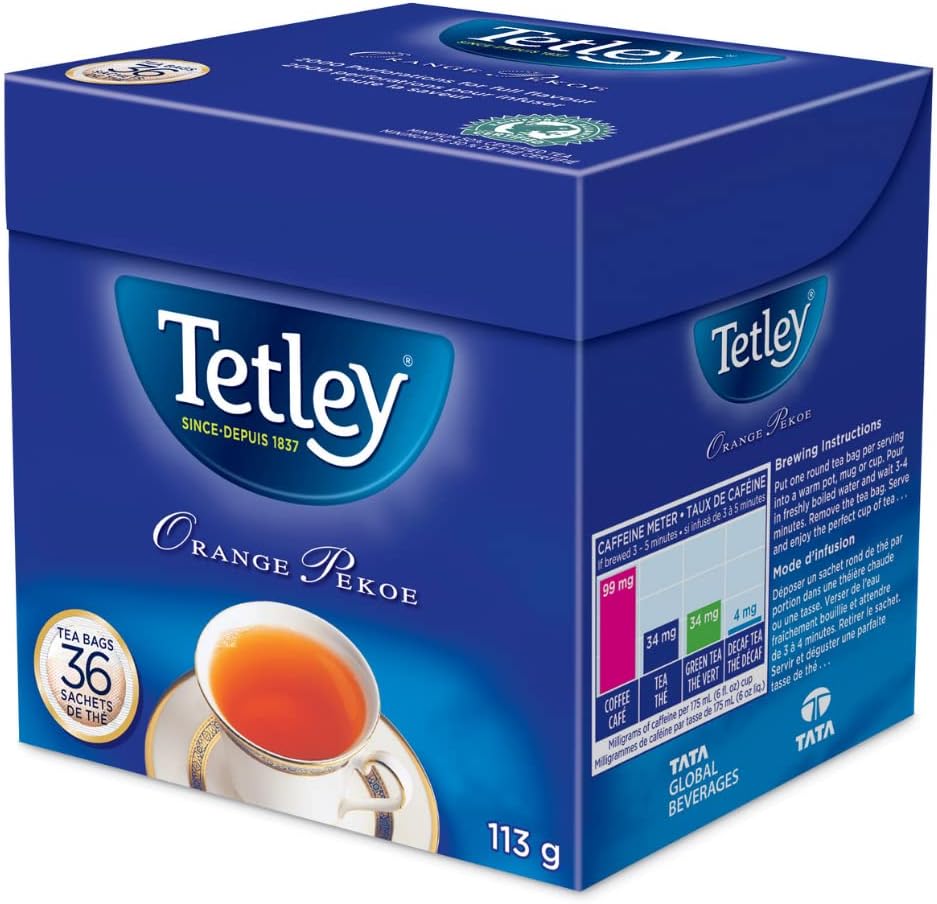 Tetley 36 Tea Bag 113g
