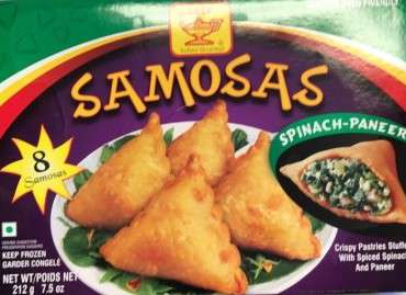 Deep Spinach Paneer Samosa 8pc