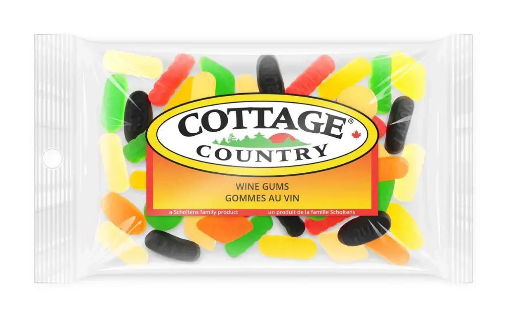 Cottage Country English Wine Gums 140g  