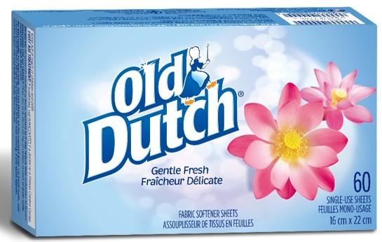 Old Dutch Fabric Softener Dryer Sheets 60