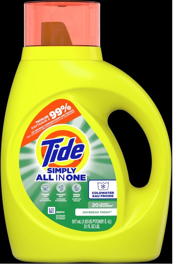 Tide  Simply All in One Detergent 917 ml