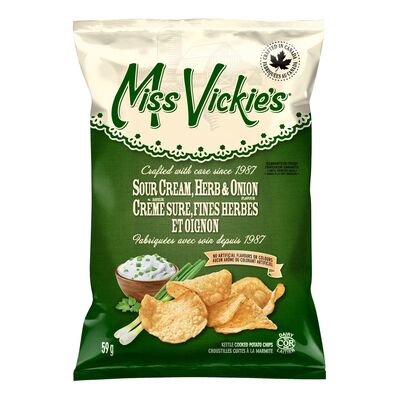 Miss Vickey's Sour Cream & Onion 59g