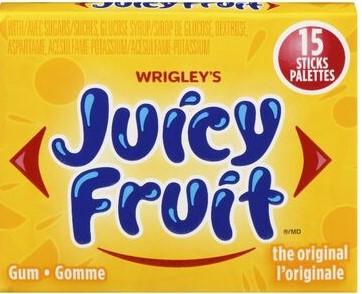 Juicy Fruit 15 Sticks
