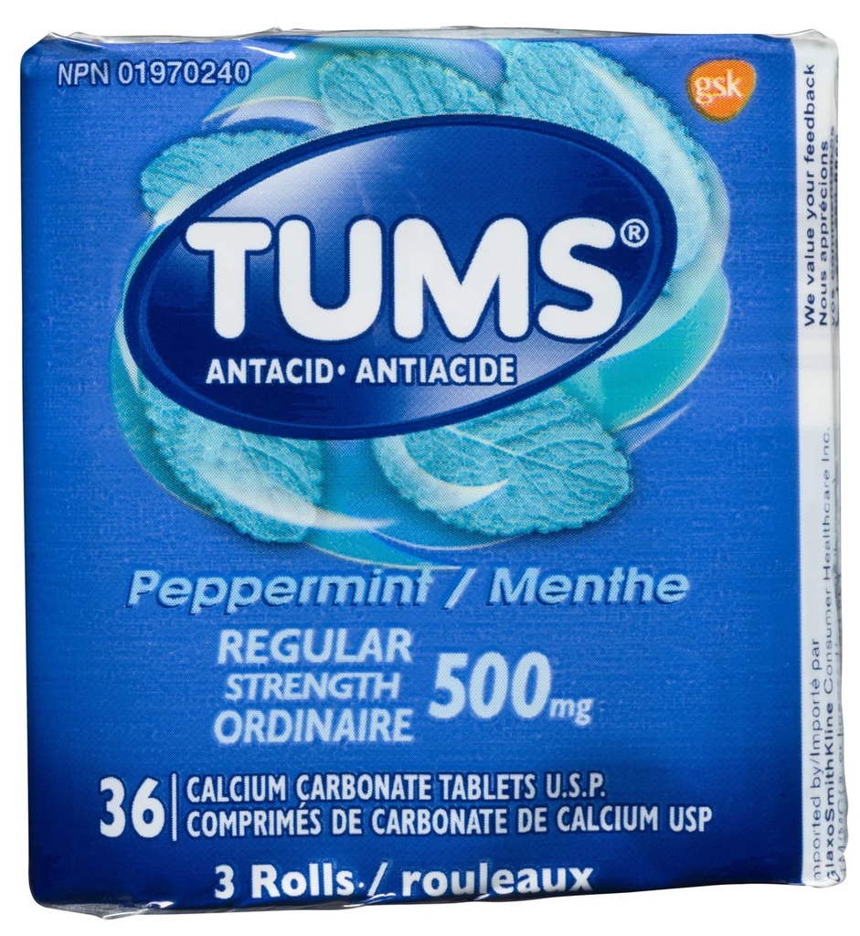 Tums 3 Rolls 