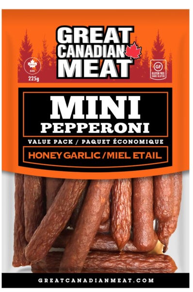 GC Meat Mini Pepperonies Honey Garlic 225g