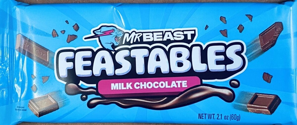 Mr.Beast Feastable Milk Chocolate 60g