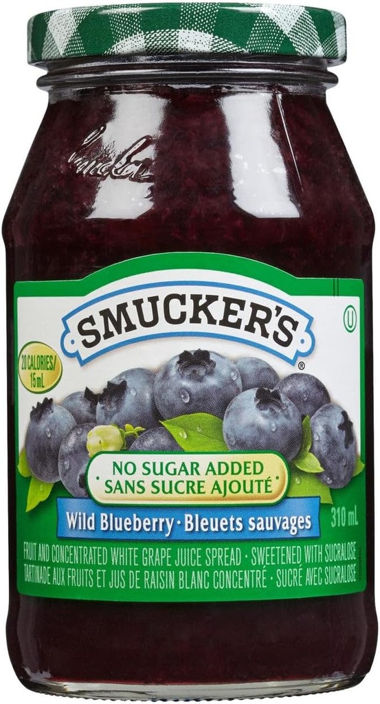 Smucker's Blueberry Sugar Free 310ml